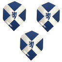 海外輸入品 ダーツ フライト Winmau Scotland Flag Lion Scottish 75 Micron Strong Dart Flights ...