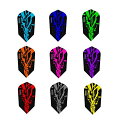 海外輸入品 ダーツ フライト PerfectDarts 10 x Sets Harrows Rapide X Mixed Colour Dart Flights...