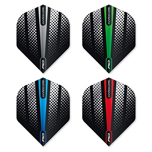 海外輸入品 ダーツ フライト RED DRAGON Hardcore Radical Flash Design Dart Flight Selection Pack - 4 Sets Per Pack (12 Dart Flights in Total)海外輸入品 ダーツ フライト