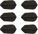 海外輸入品 ダーツ フライト Cosmo Darts 6 Pack Fit Flight - Slim Dart Flight (Black)海外輸入品 ダーツ...