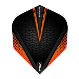 海外輸入品 ダーツ フライト RED DRAGON Hardcore Radical Black & Orange Extra Thick Standard Dart Flights - 4 Sets Per Pack (12 Dart Flights in Total)海外輸入品 ダーツ フライト