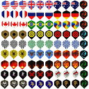 海外輸入品 ダーツ フライト centaur 30 Pcs Standard Dart Flights Durable PET and Extra 6 Pcs ...