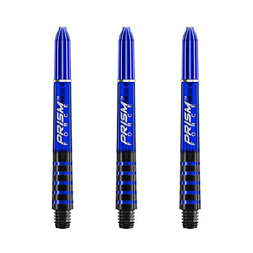 海外輸入品 ダーツ シャフト Winmau Prism Force Dart Shafts, Force Grip Zone Stems, Short 36mm, Blue海外輸入品 ダーツ シャフト