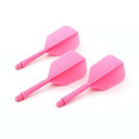 海外輸入品 ダーツ フライト CUESOUL ROST Integrated Dart Shaft and Flights Medium,Pink Slim Shape,Set of 3海外輸入品 ダーツ フライト