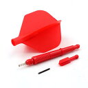 海外輸入品 ダーツ フライト CUESOUL Koff AK6 Dart Stem with AK4 Moulded Flights,Set of 3 pcs海...