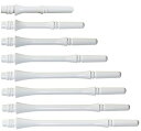 海外輸入品 ダーツ シャフト NineDartOut.us Fit Shaft Gear - White Slim Spinning - #2 - Short ...