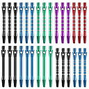 海外輸入品 ダーツ シャフト 30 Pcs Dart Shafts for Steel Tip Medium 2BA Thread Aluminium Alloy Dart Stems 50 mm 53 mm with Rubber Rings Replacement Harrows Dart Accessories and Flights(Classic Style,Multi Colors)海外輸入品 ダーツ シャフト