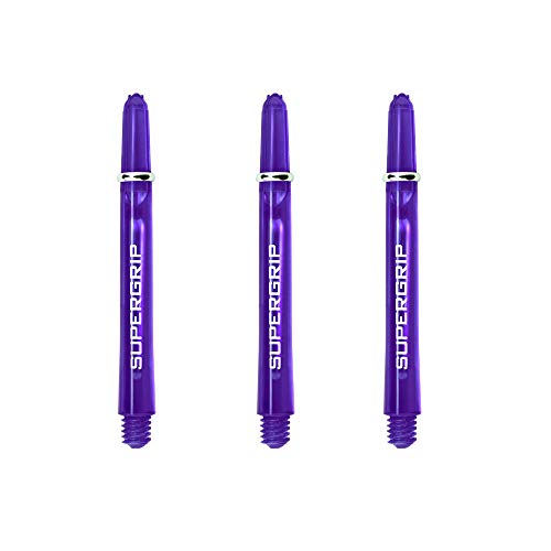 海外輸入品 ダーツ シャフト Harrows Supergrip Short Dart Shafts, Polycarbonate Stems, Machined Rings, Purple (3 Sets)海外輸入品 ダーツ シャフト