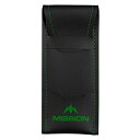 海外輸入品 ダーツ DESIGNA Mission Sport 8 Darts Case, Slim Compact, Black Bar Wallet with Color Trim, Green海外輸入品 ダーツ