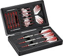 海外輸入品 ダーツ Casemaster Sinister Magnetic Aluminum Dart Case with Precision Cut Space to Hold 3 Steel Tip or Soft Tip Darts and Extra Flights, Shafts and Tips, Magnetic Latch Keeps Case Closed Tight,Grey海外輸入品 ダーツ