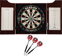 海外輸入品 ダーツ Viper Hudson All-in-One Dart Center: Classic Solid Wood Cabinet & Offi...