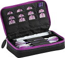 海外輸入品 ダーツ Casemaster by GLD Products Plazma Dart Case Black with Amethyst Zipper...