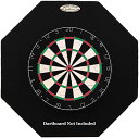 海外輸入品 ダーツ Dart-Stop 29 inch Black Octagon Pro Dart Board Backboard | Wall Protec...