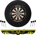 海外輸入品 ダーツ Viper Defender Backboard & Sisal/Bristle Steel Tip Dartboard Bundle: S...