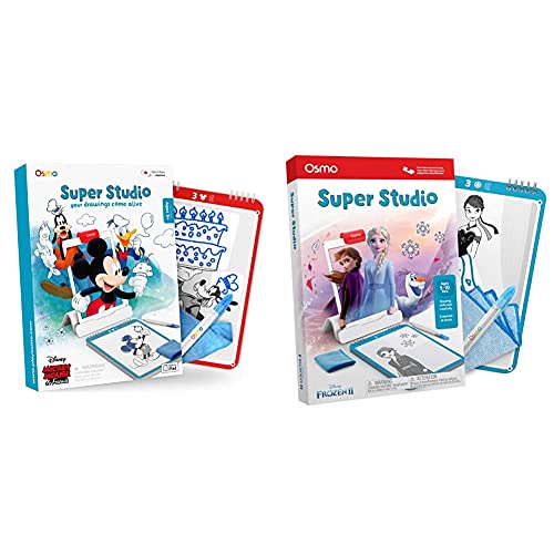 オスモ 知育玩具 ipad 教育 Osmo - Super Studio Disney Mickey Mouse & Friends - Ages 5-11 - Learn to Draw Includes Fire Tablet Baseオスモ 知育玩具 ipad 教育