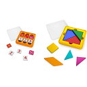 オスモ 知育玩具 ipad 教育 Osmo - Genius Words, Numbers Tangram Games Base for Fire Tablet-Ages 6-10-Visual Puzzles, Math Equations, Interactive Letter Recognition, Phonics, Sight Words Spelling(Fire Tablet Base Includeオスモ 知育玩具 ipad 教育