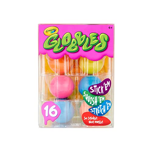 クレヨラ アメリカ 海外輸入 知育玩具 Crayola Globbles Fidget Toy (16ct), Sticky Fidget Balls, Squish Gift for Kids, Sensory Toys for Stress Relief, Easter Toy for Kidsクレヨラ アメリカ 海外輸入 知育玩具