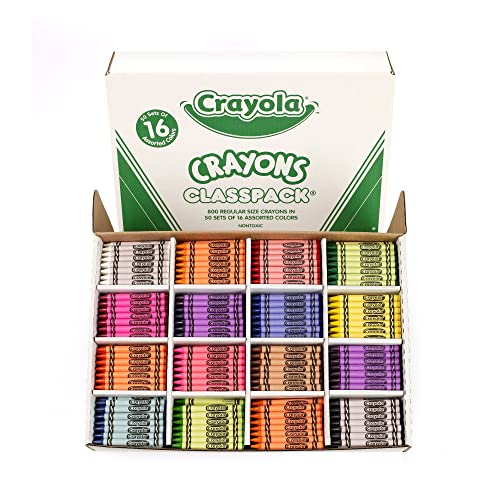 クレヨラ アメリカ 海外輸入 知育玩具 Crayola Crayon Classpack - 800ct (16 Assorted Colors), Bulk School Supplies for Teachers, Kids Crayons, Arts Crafts Classroom Supplies, 3 クレヨラ アメリカ 海外輸入 知育玩具