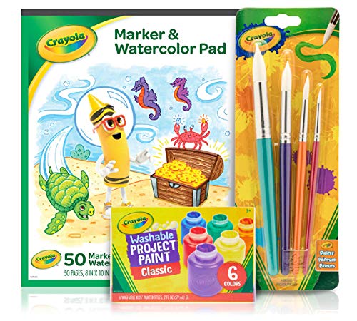 クレヨラ アメリカ 海外輸入 知育玩具 Crayola Kids Paint Set, Washable Kids Paint, Craft Supplies, Gift for Kids, Ages 3, 4, 5, 6, 7 [Amazon Exclusive]クレヨラ アメリカ 海外輸入 知育玩具