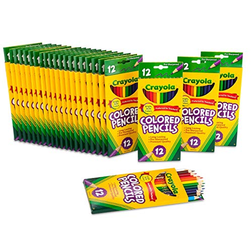 クレヨラ アメリカ 海外輸入 知育玩具 Crayola Bulk Colored Pencils, Pre-sharpened, Bulk School Supplies For Teachers, 12 Assorted Colors, Pack of 24 [Amazon Exclusive]クレヨラ アメリカ 海外輸入 知育玩具