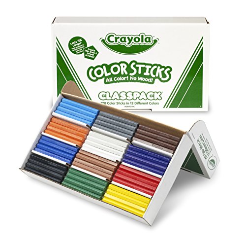  ꥫ ͢ ΰ Crayola 120 Ct Color Stick Classpack, 10 Assorted Colors ꥫ ͢ ΰ