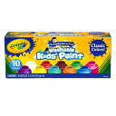 クレヨラ アメリカ 海外輸入 知育玩具 Crayola BIN541205BN Washable Kid's Watercolor Paint, 10 Bott...