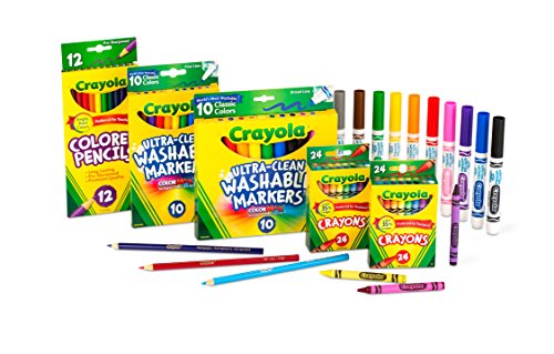 クレヨラ アメリカ 海外輸入 知育玩具 Crayola Back To School Supplies Set (80ct), Crayons, Markers Colored Pencils, Kindergarten Elementary School, Holiday Gift for Kids Amazon Exclusive クレヨラ アメリカ 海外輸入 知育玩具