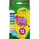 クレヨラ アメリカ 海外輸入 知育玩具 Crayola Color Sticks (12 Count), Woodless Colored Pencils Set for Kids, Classroom Art Supplies, Fine Lines Broad Strokes, Non-Toxicクレヨラ アメリカ 海外輸入 知育玩具