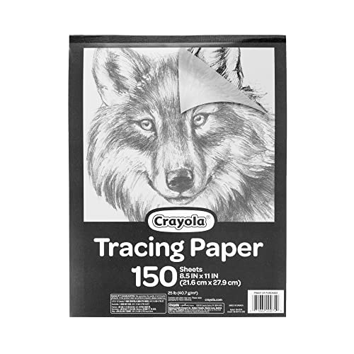 クレヨラ アメリカ 海外輸入 知育玩具 Crayola Tracing Paper 8 1/2” X 11”, Transparent Vellum Paper for Tracing Pads, 150 Sheets [Amazon Exclusive]クレヨラ アメリカ 海外輸入 知育玩具