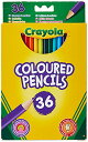 クレヨラ アメリカ 海外輸入 知育玩具 Crayola BIN684036 Long Barrel Colored Woodcase Pencilsクレヨラ ア...
