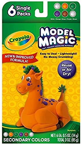 クレヨラ アメリカ 海外輸入 知育玩具 Crayola Bulk Buy Model Magic .5 Ounce 6 Pack Secondary Colors 23-2404 (2-Pack)クレヨラ アメリカ 海外輸入 知育玩具