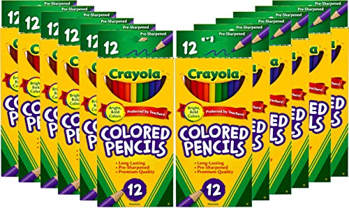 クレヨラ アメリカ 海外輸入 知育玩具 Crayola Colored Pencils Bulk, Kids School Supplies For Teachers, 12 Packs with 12 Colors [Amazon Exclusive]クレヨラ アメリカ 海外輸入 知育玩具