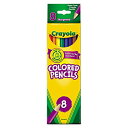 クレヨラ アメリカ 海外輸入 知育玩具 Crayola 684008 Long Barrel Colored Woodcase Pencils, 3.3 mm,...