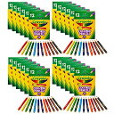 クレヨラ アメリカ 海外輸入 知育玩具 Crayola Short Barrel Colored Woodcase Pencils, 3.3 mm, 12 As...