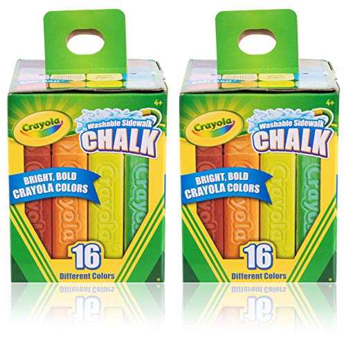 クレヨラ アメリカ 海外輸入 知育玩具 Crayola Sidewalk Chalk 16 CT. Pack of 2クレヨラ アメリカ 海外輸入 知育玩具