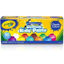 クレヨラ アメリカ 海外輸入 知育玩具 Crayola Washable Kids' Paint, Assorted Colors 10 ea, 6 Packク...