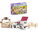 海外輸入 知育玩具 シュライヒホースクラブ Schleich Horse Club, 39-Piece Playset, Horse Toys for Girl...