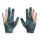 海外輸入品 ビリヤード Anser M050912 Man Woman Elastic Lycra 3 Fingers Show Gloves for Bill...