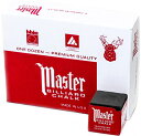 海外輸入品 ビリヤード Master Billiard/Pool Cue Chalk Box, 12 Cubes, Black海外輸入品 ビリヤード