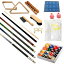 海外輸入品 ビリヤード Pool Table - Premium Billiard 32 Pieces Accessory Kit - Pool Cue Sticks Bridge Ball Sets (Kit-10)海外輸入品 ビリヤード