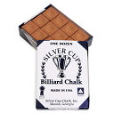 海外輸入品 ビリヤード SILVER CUP Billiard CHALK - ONE DOZEN (Copper)海外輸入品 ビリヤード