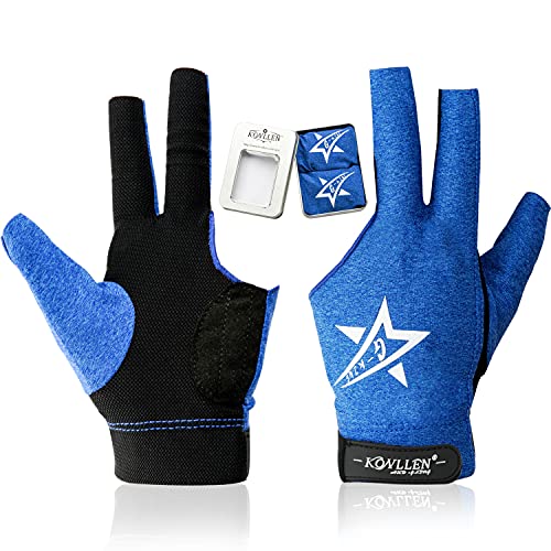 海外輸入品 ビリヤード KONLLEN Billiards Gloves Left Hand/Right Hand L/XL Pool Gloves Lycra Material Professional Non-Slip Adjustable Breathable Billiards Match Gloves Snooker Nine-Ball 3 Cushion Carom Pool Accessories海外輸入品 ビリヤード