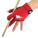 海外輸入品 ビリヤード Roaming Quick-Dry Breathable Billiard Shooters Carom Pool Snooker Cue Sport Glove Fits on Left Hand (Red, S/M)海外輸入品 ビリヤード