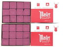 海外輸入品 ビリヤード Made in the USA - 2 Boxes of Master Chalk - 24 Pieces for Pool Cues ...