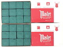 海外輸入品 ビリヤード Made in the USA - 2 Boxes of Master Chalk - 24 Pieces for Pool Cues ...