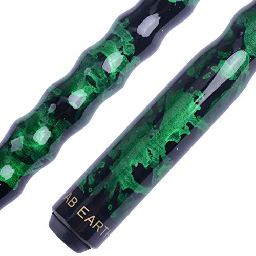 海外輸入品 ビリヤード AB Earth 2-Piece 58" Pool Cue/Pool Stick Ergonomic Design Hardwood Canadian Maple 13mm Tip 18-21oz Billiard Cue B1S, Green 20oz海外輸入品 ビリヤード