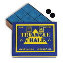 海外輸入品 ビリヤード Triangle Billiard Pool Cue Chalk - 1 Dozen - Made in The USA + 2 pcs...