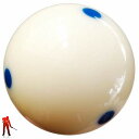 海外輸入品 ビリヤード PRO CUP Standard Pool Cue Ball (6 Blue-Dots)海外輸入品 ビリヤード