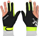 海外輸入品 ビリヤード Man Woman Elastic 3 Fingers Show Gloves for Billiard Shooters Carom ...