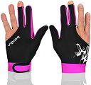 海外輸入品 ビリヤード Man Woman Elastic 3 Fingers Show Gloves for Billiard Shooters Carom ...
